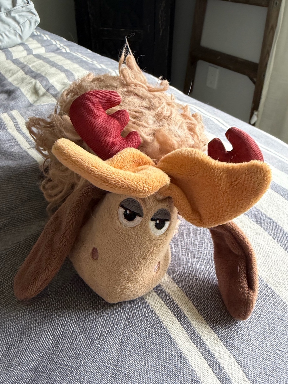 RARE Bark Box Fred the Reindeer Grinch Dog Toy Spiky Ball